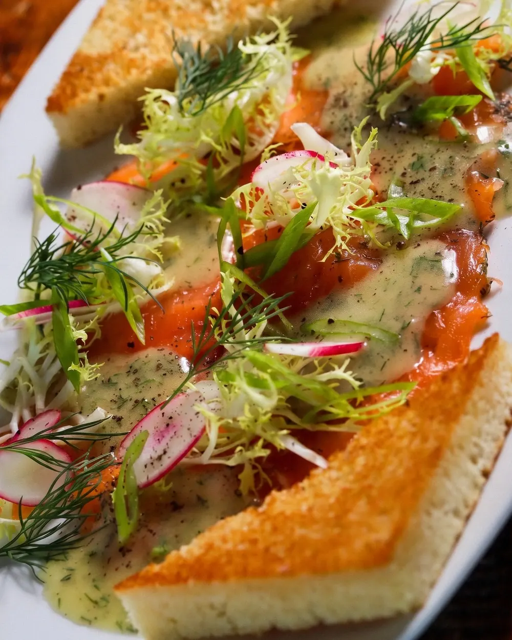 Salmon Gravlax Carpaccio